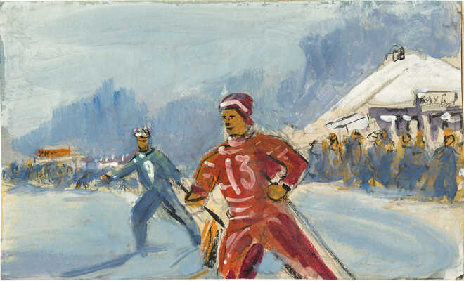 Коровяков Иван Павлович. Лыжники